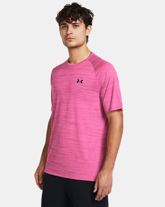 Tee-shirt à manches courtes UA Tech™ 2.0 Tiger pour homme, Pink, pdpMainDesktop image number 0